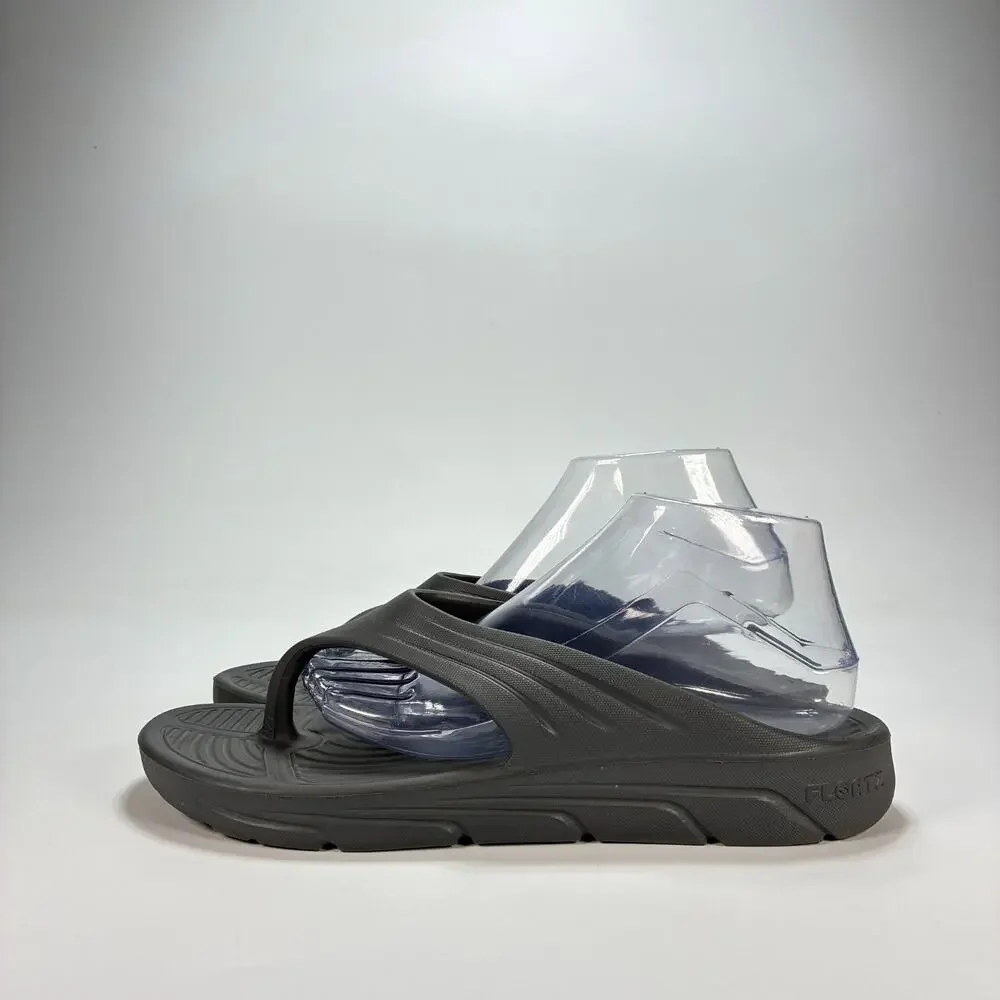 Bata Floatz Black Flip Flops Comfort Thong Lightweight Sandals Men's Size 9
